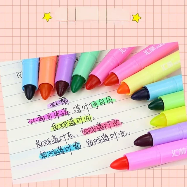 12Colors/set Pastel Gel Dry Highlighters Fragrance Bible Highlighters Pen  No Bleed Bible Art Markers Journaling School Supplies - AliExpress